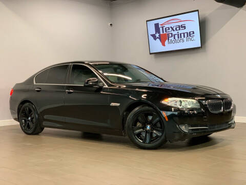 2013 BMW 5 Series for sale at Texas Prime Motors in Houston TX