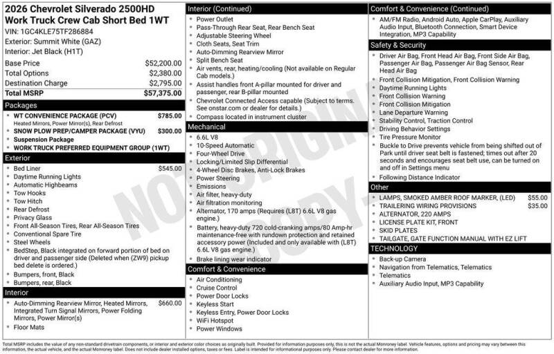 2026 Chevrolet Silverado 2500HD