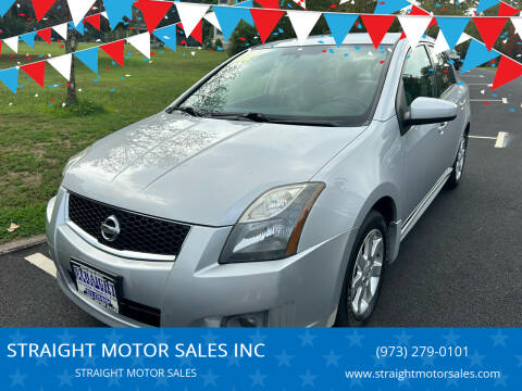 2012 Nissan Sentra for sale at STRAIGHT MOTOR SALES INC in Paterson NJ
