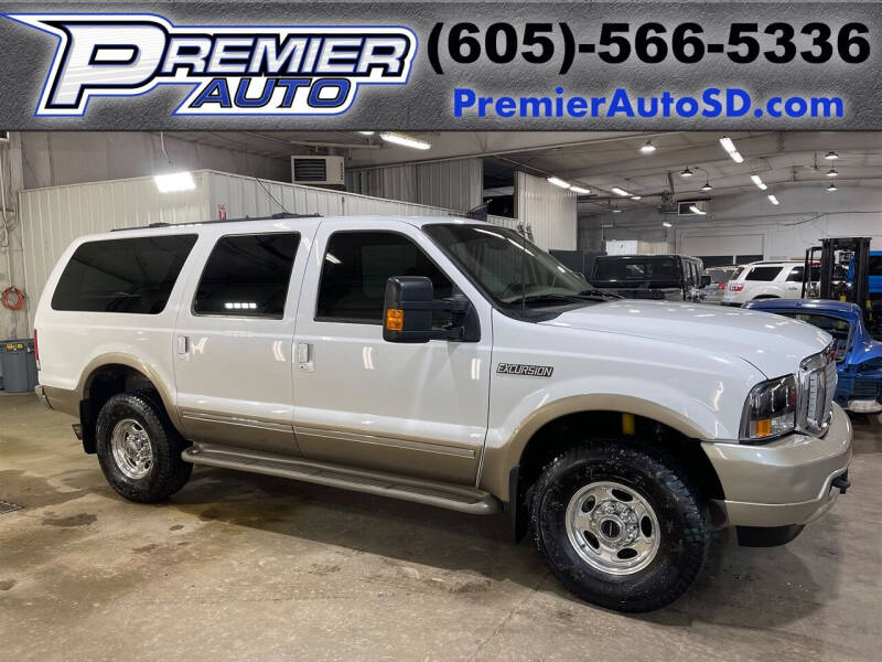 2002 Ford Excursion for sale at Premier Auto in Sioux Falls SD