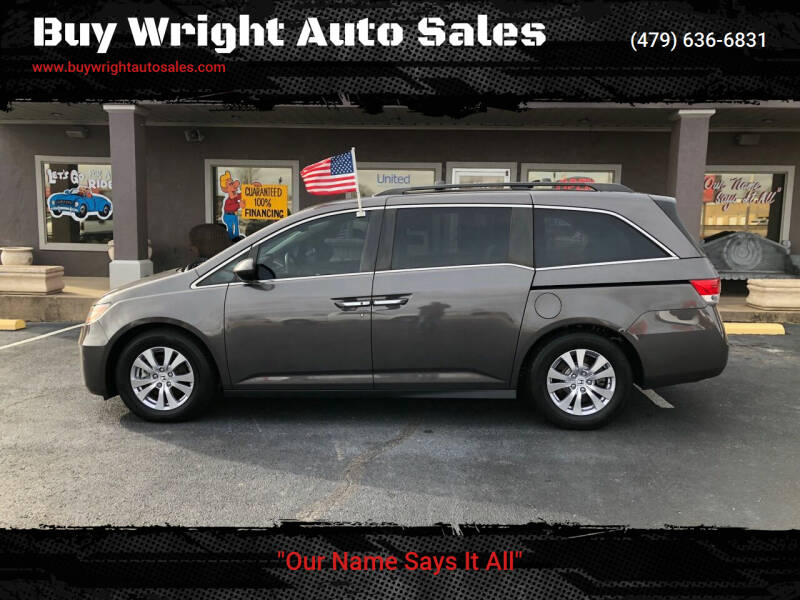 2016 Honda Odyssey for sale at Buy Wright Auto Sales in Rogers AR