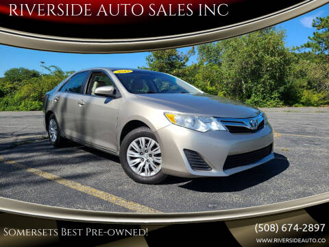 2014 Toyota Camry for sale at RIVERSIDE AUTO SALES INC in Somerset MA