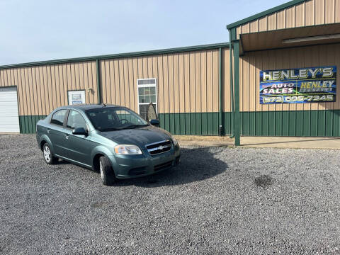 2010 Chevrolet Aveo for sale at Steves Auto Sales in Steele MO