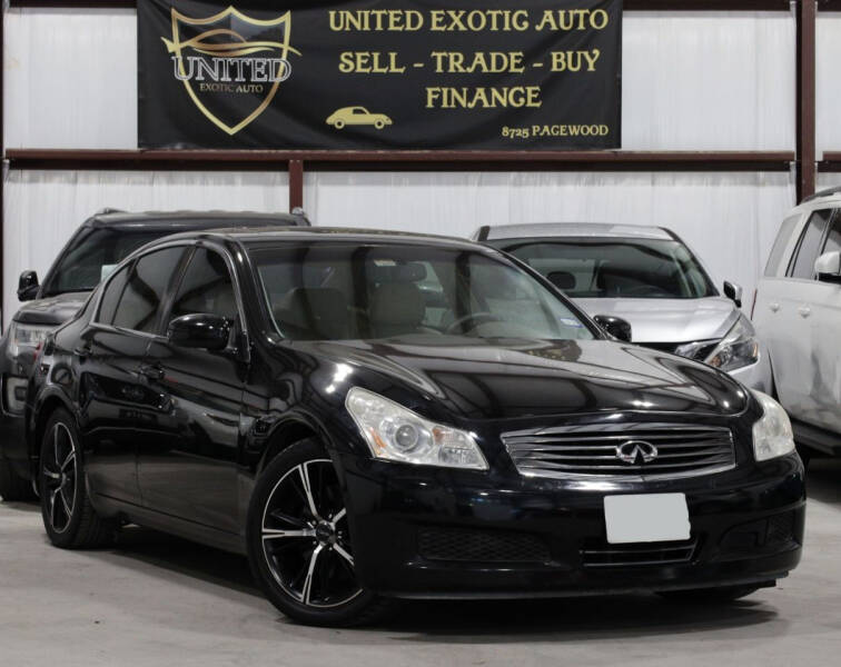 2007 Infiniti G35 for sale at United Exotic Auto in Houston TX