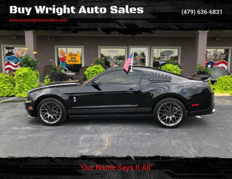 2012 Ford Shelby GT500 for sale at Buy Wright Auto Sales in Rogers AR