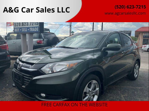 2017 Honda HR-V for sale at A&G Car Sales  LLC in Tucson AZ