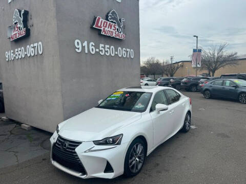 2018 Lexus IS 300 for sale at LIONS AUTO SALES in Sacramento CA