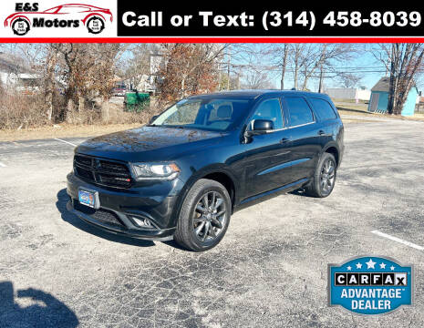 2017 Dodge Durango for sale at E & S MOTORS in Imperial MO