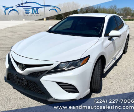 2018 Toyota Camry for sale at E and M Auto Sales in Elgin IL