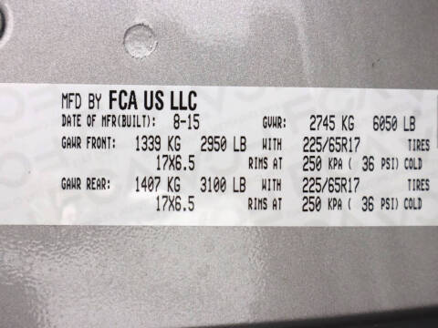 2015 Dodge Grand Caravan American Value Package