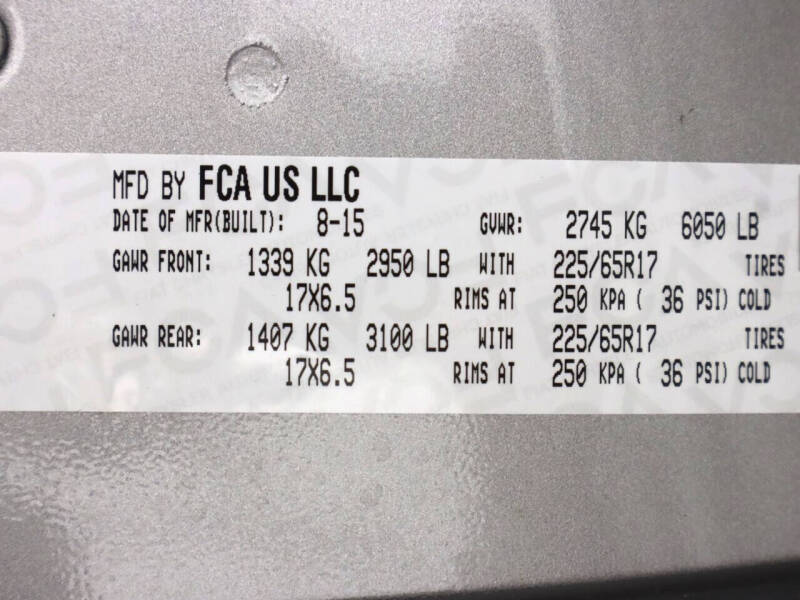 2015 Dodge Grand Caravan American Value Package