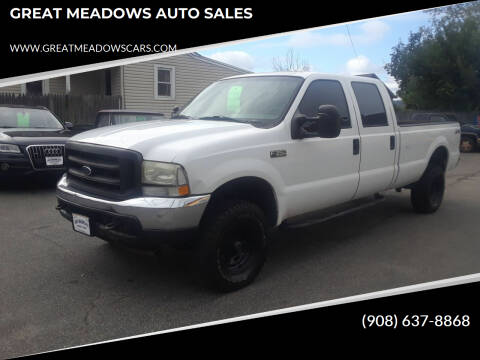 2003 Ford F-350 Super Duty for sale at GREAT MEADOWS AUTO SALES in Great Meadows NJ