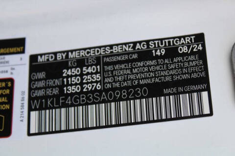 2025 Mercedes-Benz E-Class E 350