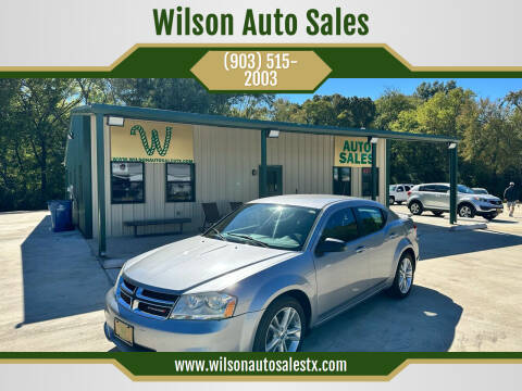 2013 Dodge Avenger for sale at Wilson Auto Sales in Chandler TX