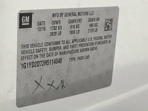 2017 Chevrolet Corvette Stingray