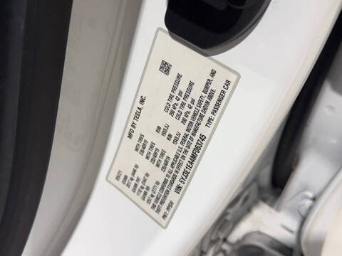 2021 Tesla Model 3 Standard Range Plus