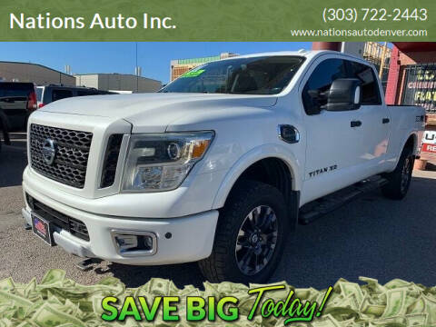 2017 Nissan Titan XD for sale at Nations Auto Inc. in Denver CO