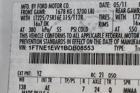 2011 Ford E-Series E-150