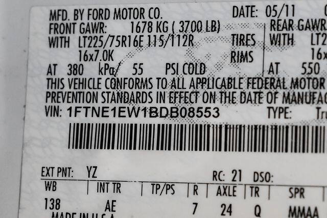 2011 Ford E-Series E-150