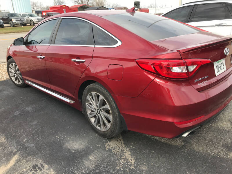 2015 Hyundai Sonata for sale at Robert Baum Motors in Holton KS