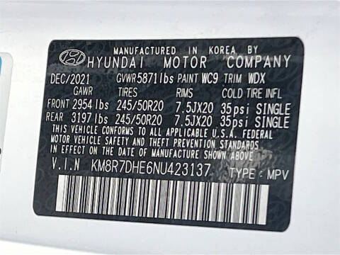 2022 Hyundai Palisade Calligraphy