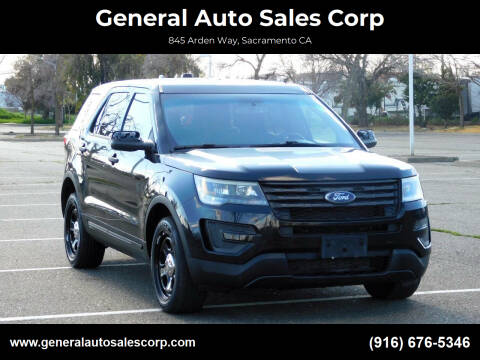 2016 Ford Explorer for sale at General Auto Sales Corp in Sacramento CA