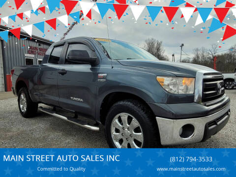 2010 Toyota Tundra for sale at MAIN STREET AUTO SALES INC in Austin IN