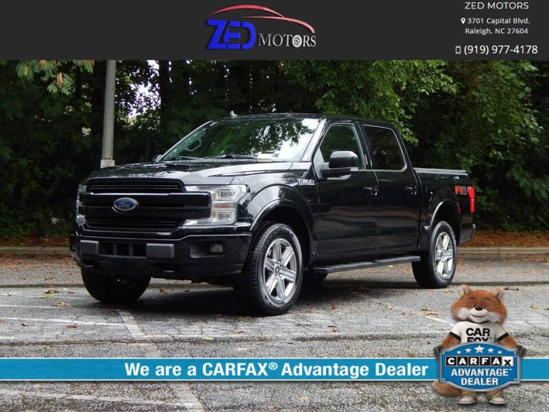 2018 Ford F-150 for sale at Zed Motors in Raleigh NC