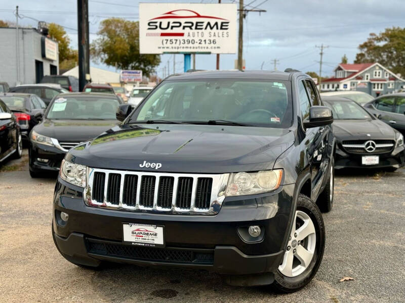 2013 Jeep Grand Cherokee for sale at Supreme Auto Sales in Chesapeake VA