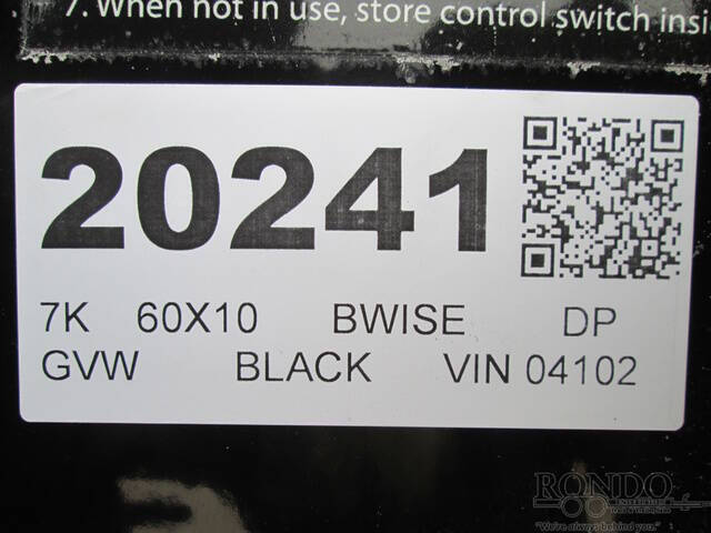 2026 BWISE Dump DTR510LP-7-D