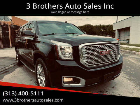 2015 GMC Yukon XL for sale at 3 Brothers Auto Sales Inc in Detroit MI