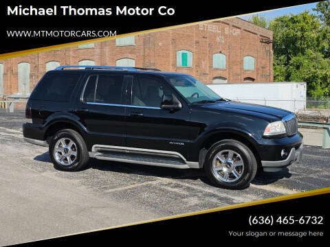 2004 Lincoln Aviator for sale at Michael Thomas Motor Co in Saint Charles MO