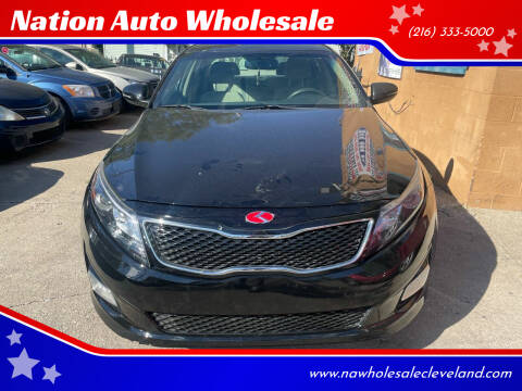 2014 Kia Optima for sale at Nation Auto Wholesale in Cleveland OH
