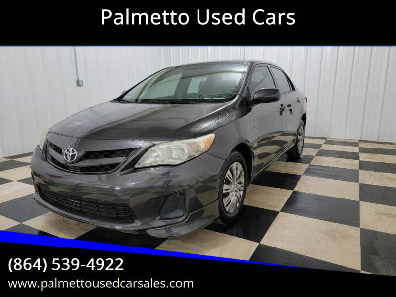 2012 Toyota Corolla for sale at Palmetto Used Cars in Piedmont SC