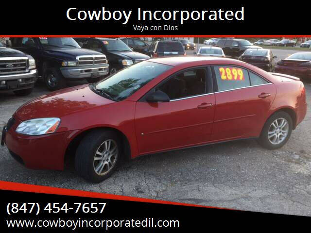 2006 Pontiac G6 for sale at Cowboy Incorporated in Waukegan IL