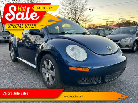 2006 Volkswagen New Beetle for sale at Carpro Auto Sales in Chesapeake VA