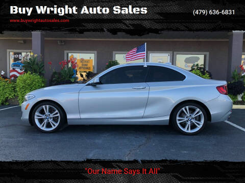 2015 BMW 2 Series for sale at Buy Wright Auto Sales in Rogers AR