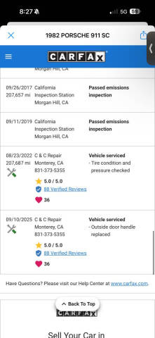 1982 Porsche 911 SC