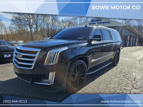 2016 Cadillac Escalade ESV for sale at Bowie Motor Co in Bowie MD