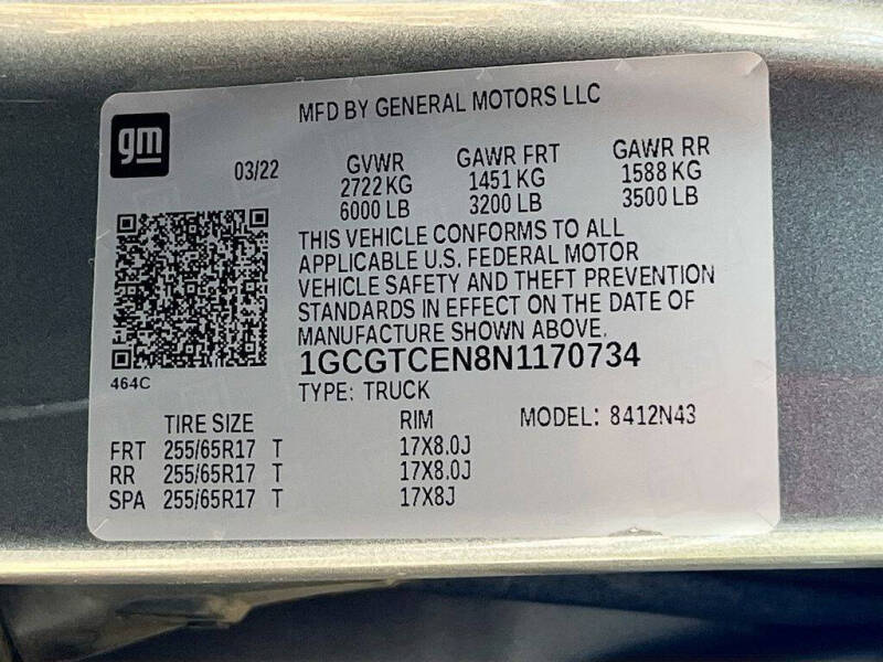 2022 Chevrolet Colorado