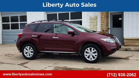 2012 Nissan Murano for sale at Liberty Auto Sales in Merrill IA