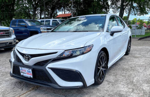 2021 Toyota Camry for sale at HOUSTON CAR SALES INC in Houston TX