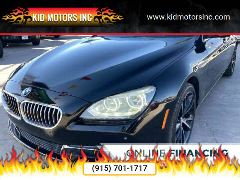 2013 BMW 6 Series for sale at Kid Motors Inc in El Paso TX