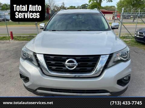 2017 Nissan Pathfinder for sale at Total Auto Services in Houston TX