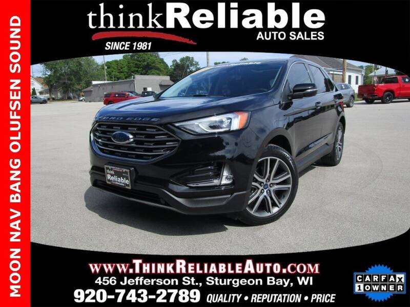2019 Ford Edge for sale at RELIABLE AUTOMOBILE SALES, INC in Sturgeon Bay WI