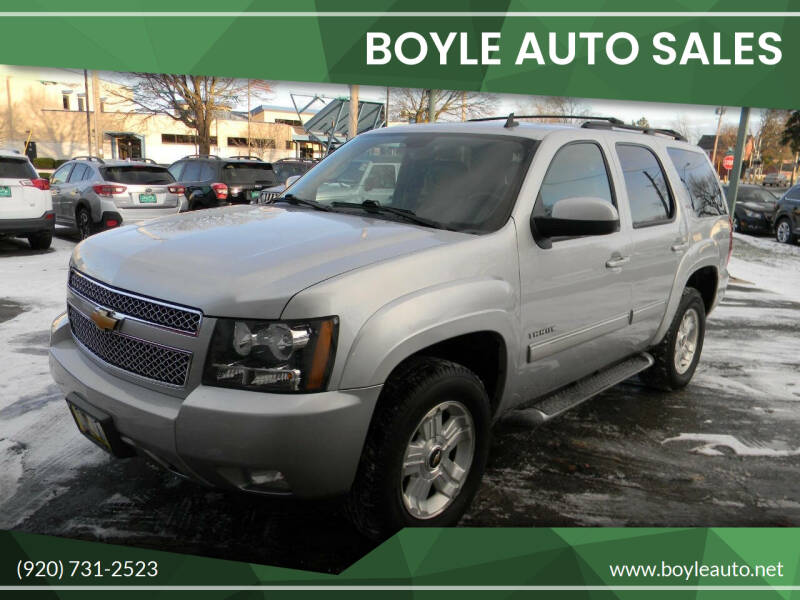 2013 Chevrolet Tahoe for sale at Boyle Auto Sales in Appleton WI