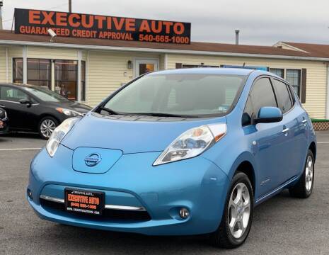 2012 Nissan LEAF for sale at Executive Auto in Winchester VA