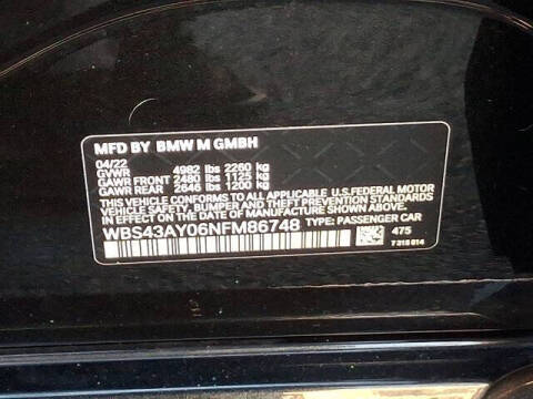 2022 BMW M3 Competition xDrive