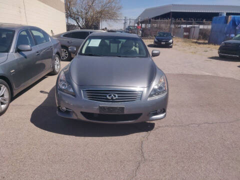 2013 Infiniti G37 Coupe for sale at M 3 AUTO SALES in El Paso TX