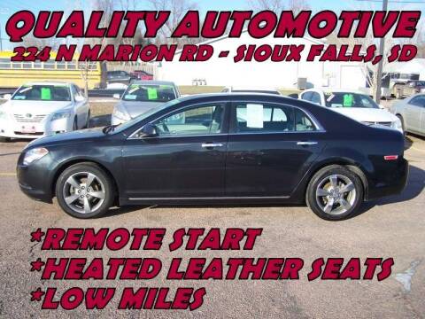 2012 Chevrolet Malibu for sale at Quality Automotive in Sioux Falls SD